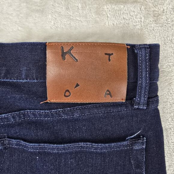 Hiroshi Kato Jeans 34x29 Blue The Pen Slim Selvedge Japanese Raw Denim 10.5 oz - Picture 12 of 16